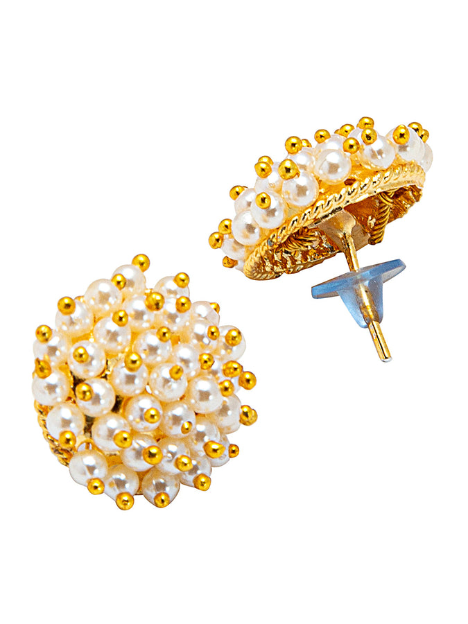 Nautical Knot Gold Stud Earrings – Stefanie Wolf Designs